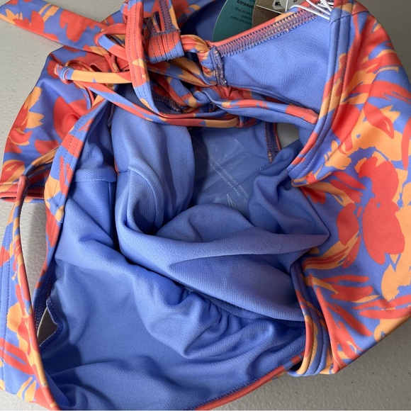 PRANA NWT ATALIA ONE PIECE SWIMSUIT IN MORNING GLORY BLOOM SMALL AND MEDIUM - Picture 12 of 12